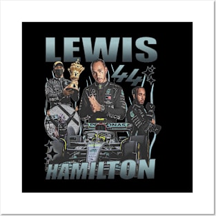 Lewis Hamilton Vintage Bootleg Posters and Art